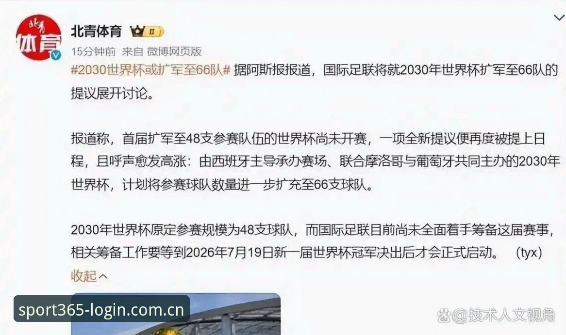 完美体育365wm怎么样常见问题 世界杯扩军至66队的3大影响:中国男足迎来20年最佳契机